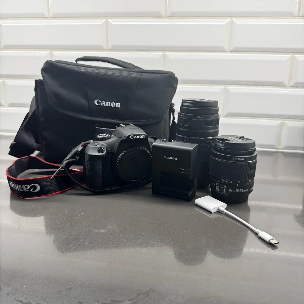 Canon Black Digital Camera Kit with Lenses